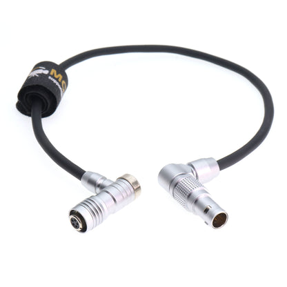 Power Cable for ARRI Alexa and Z CAM E2 F6 Camera 2pin to PortKeys BM5 BM7 HH7 HS7T Monitor 4 Pin Right Angle Female