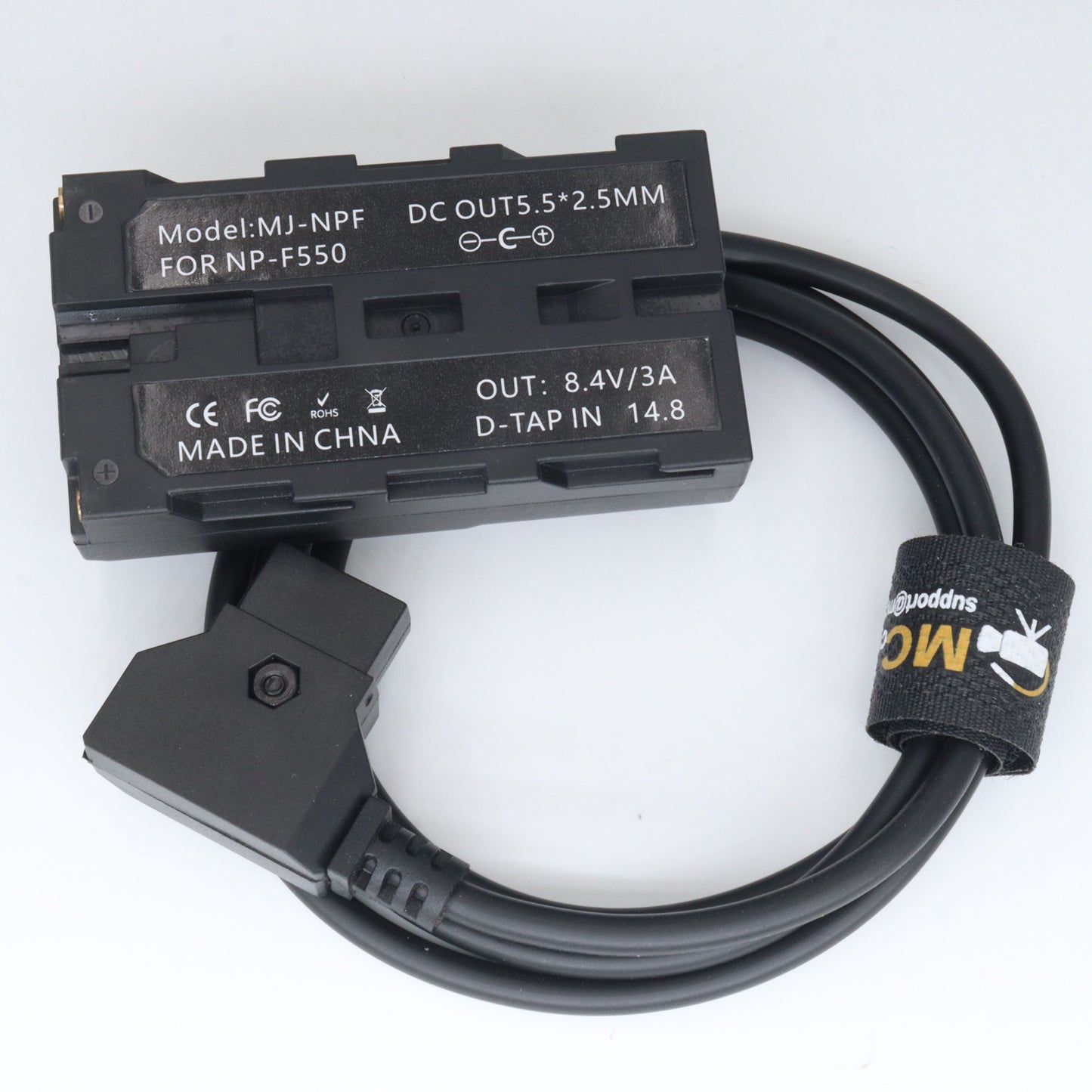 D-tap to NP-F550/770/570 NP-F970 Dummy Battery Power Cable for Sony Atomos Ninja