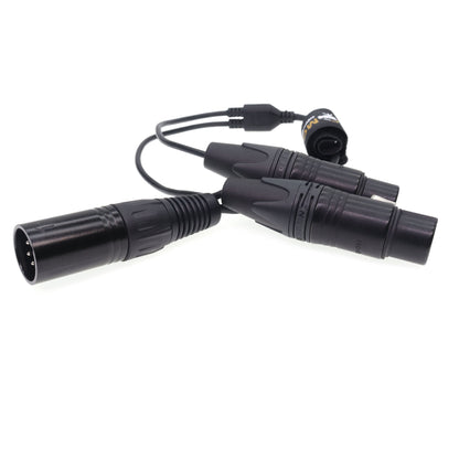 Audio Cable XLR 5 Pin Male to Two Way XLR 3 Pin Male for ARRI Alexa XT/SXT/XT Plus