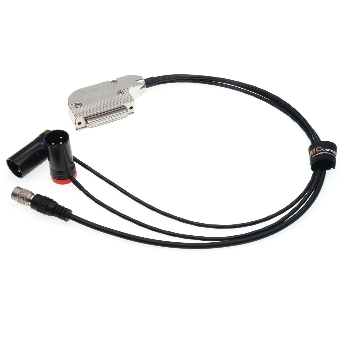DB25 Female Interface Audio Output 4-pin Power Supply Linefor Lectrosonics Wisycom Sennheiser Sony Audio LTD Receiver