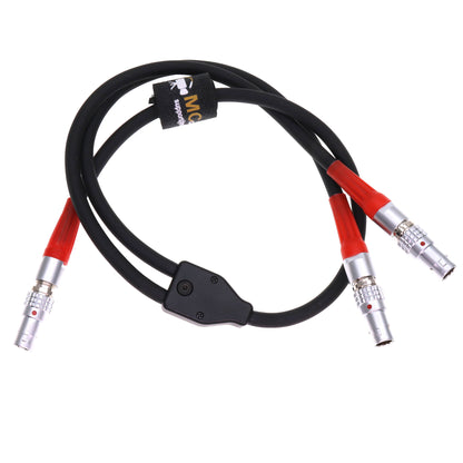 Dual-Motor-Cable for Arri LBUS FIZ MDR Focus 4 Pin Male to Dual 4Pin Male Motor Cable