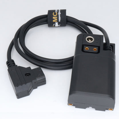 D-tap to NP-F550/770/570 NP-F970 Dummy Battery Power Cable for Sony Atomos Ninja