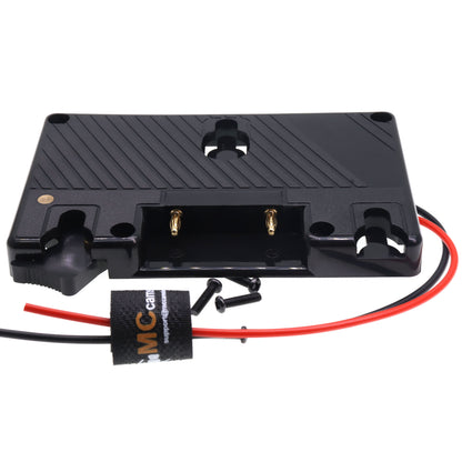 Gold Mount Battery Plate Bracket for Anton Bauer for Panasonic Battery Power Supply D-tap Output