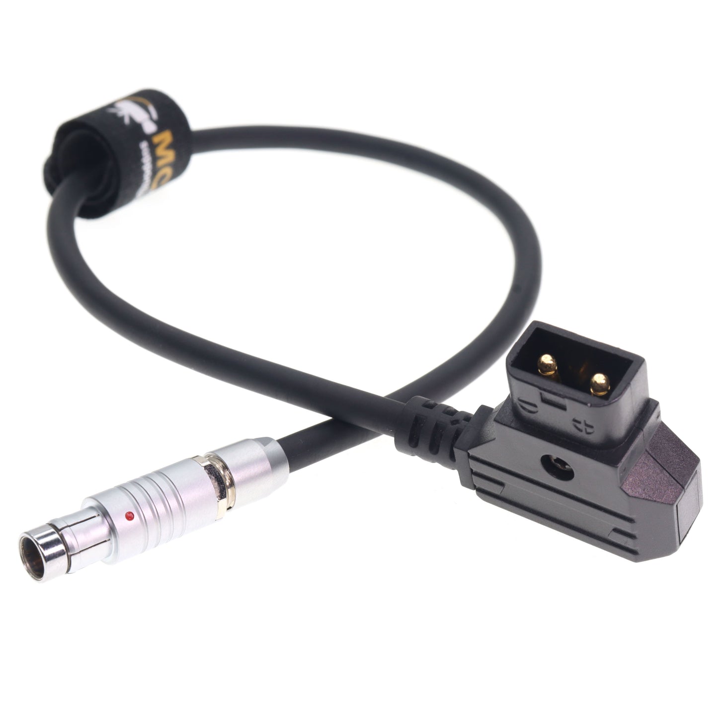 D-tap to Fischer RS 3 Pin Male Power Cable for TILTA Wireless Focus/Arri Alexa/RED/CineTape Measure Controller