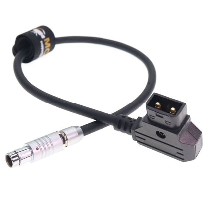 D-tap to Fischer RS 3 Pin Male Power Cable for TILTA Wireless Focus/Arri Alexa/RED/CineTape Measure Controller