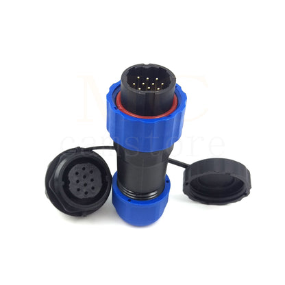 SD20 IP68 Waterproof Connector, 1 - 14 pin IP68 Aviation Power Connector