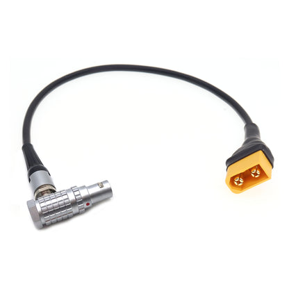 XT60 to 1B 6 Pin (4+2) Female Power Cable for RED Komodo-X V-Raptor DSMC2 Epic/Gemini/Scarlet-W/Raven/WEAP for DJI Ronin 4D