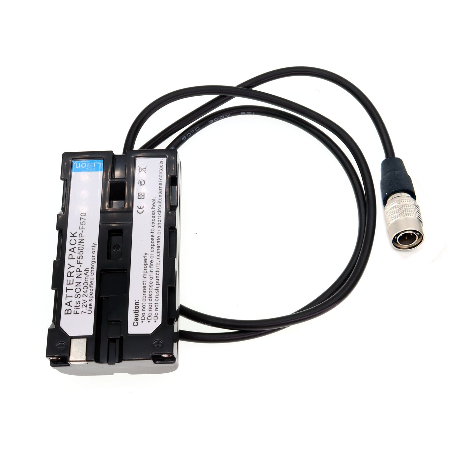 Hirose 4pin to NP F Dummy Battery DC Coupler For SONY NP-F550 NP-F960 NPF970