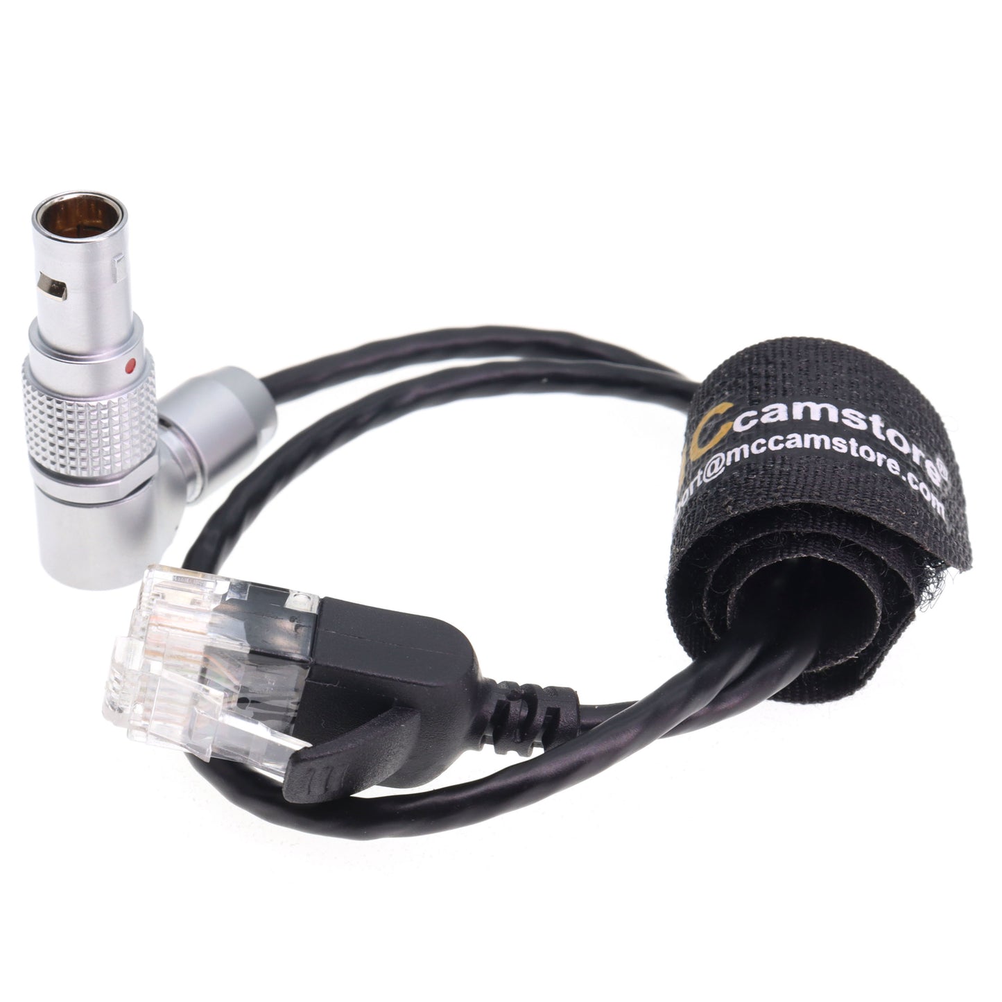 RED Camera Gig-E DSMC Rotatable EXT 9-pin TO Cat5e Ethernet RJ45 Connector for Data Transmission Through Teradek COLR