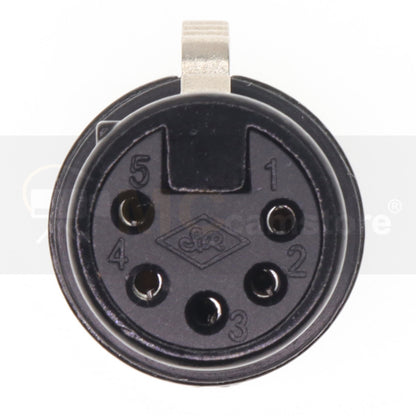 XLR 5pin Female to Dual XLR 3pin Male Connector Y-type Audio Cable for Sony ARRI Alexa Amira Camera