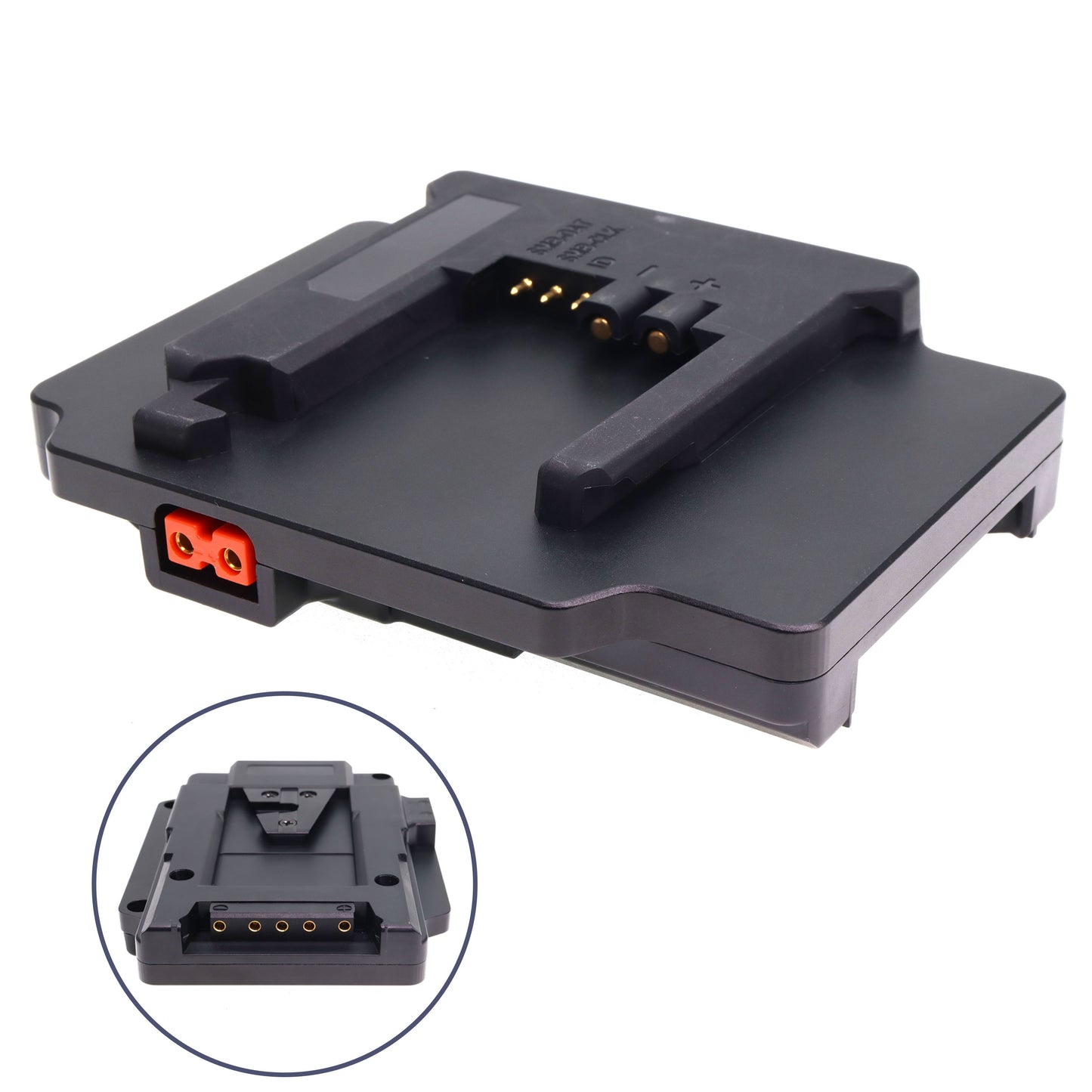 B-Mount to V-Mount 24V-32V Battery Adapter Plate for ARRI Alexa 35 SXT Mini LF, B-Mount to V-Lock D-tap 24V Power for RED V-Raptor XL Light Stabilizer Bebob Fxlion SWI