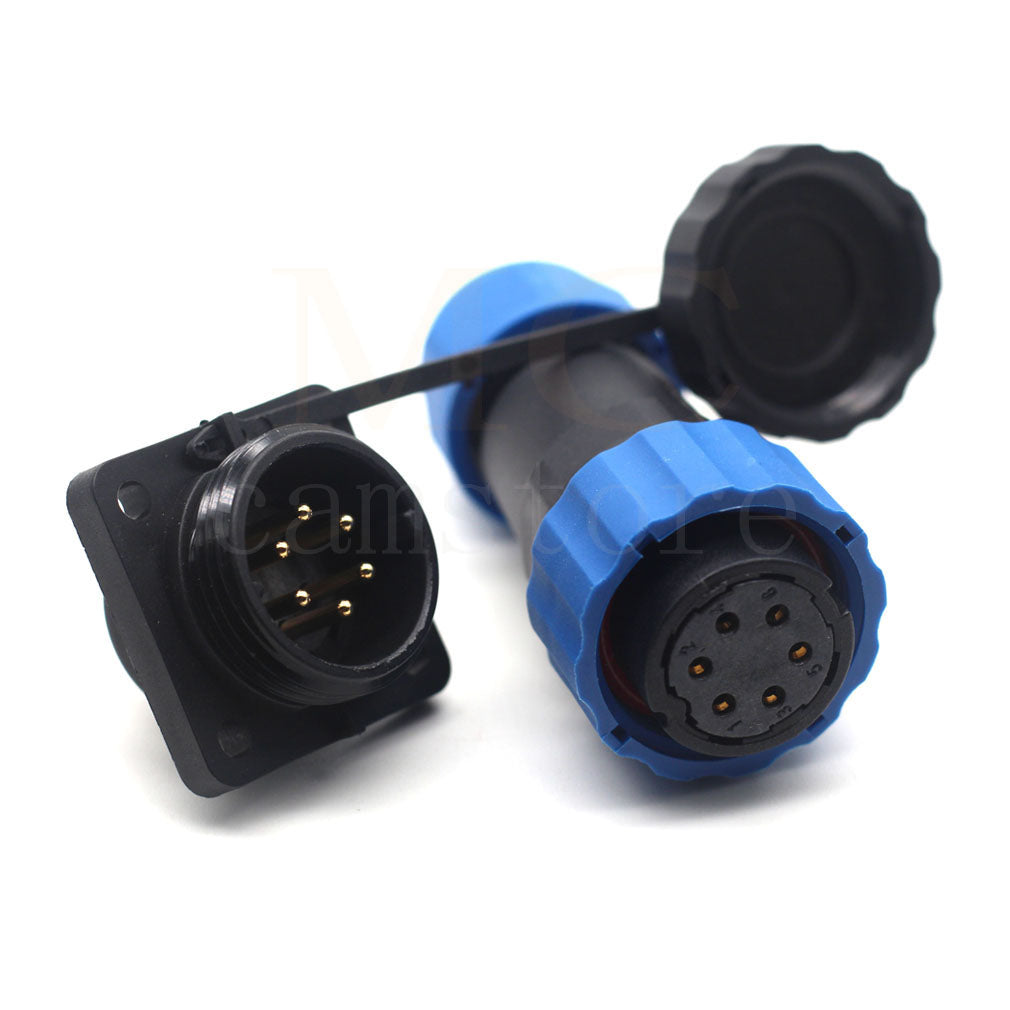 SD20 IP68 Waterproof Connector, 1 - 14 pin IP68 Aviation Power Connector