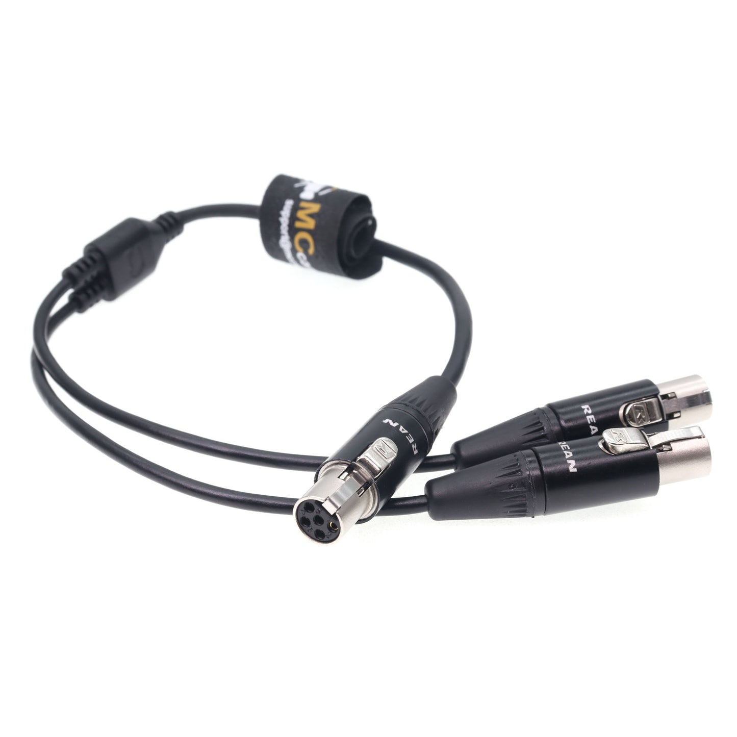 TA5F 5pin Female To Double TA3F 3pin Mini XLR Y-splitter Audio Cable for The Wisycom Receiver