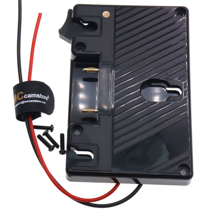 Gold Mount Battery Plate Bracket for Anton Bauer for Panasonic Battery Power Supply D-tap Output