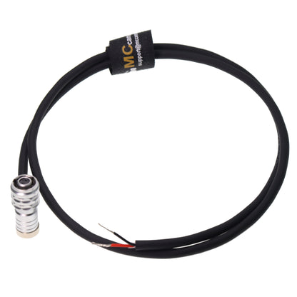 2Pin BMPCC 4K Connector DIY Cable for Black Magic with SF6 Right Angle 2Pin Female Plug for Blackmagic Pocket Cinema 4k 6K Camera Power Cable 2m