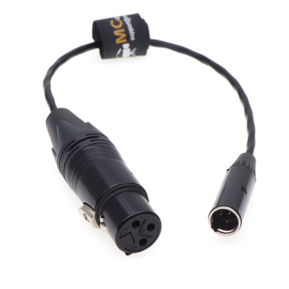 TA3M Male to XLR 3 Pin Female Audio Cable for Canon C70, BMPCC 4K 6K Pro Camera Video Assist