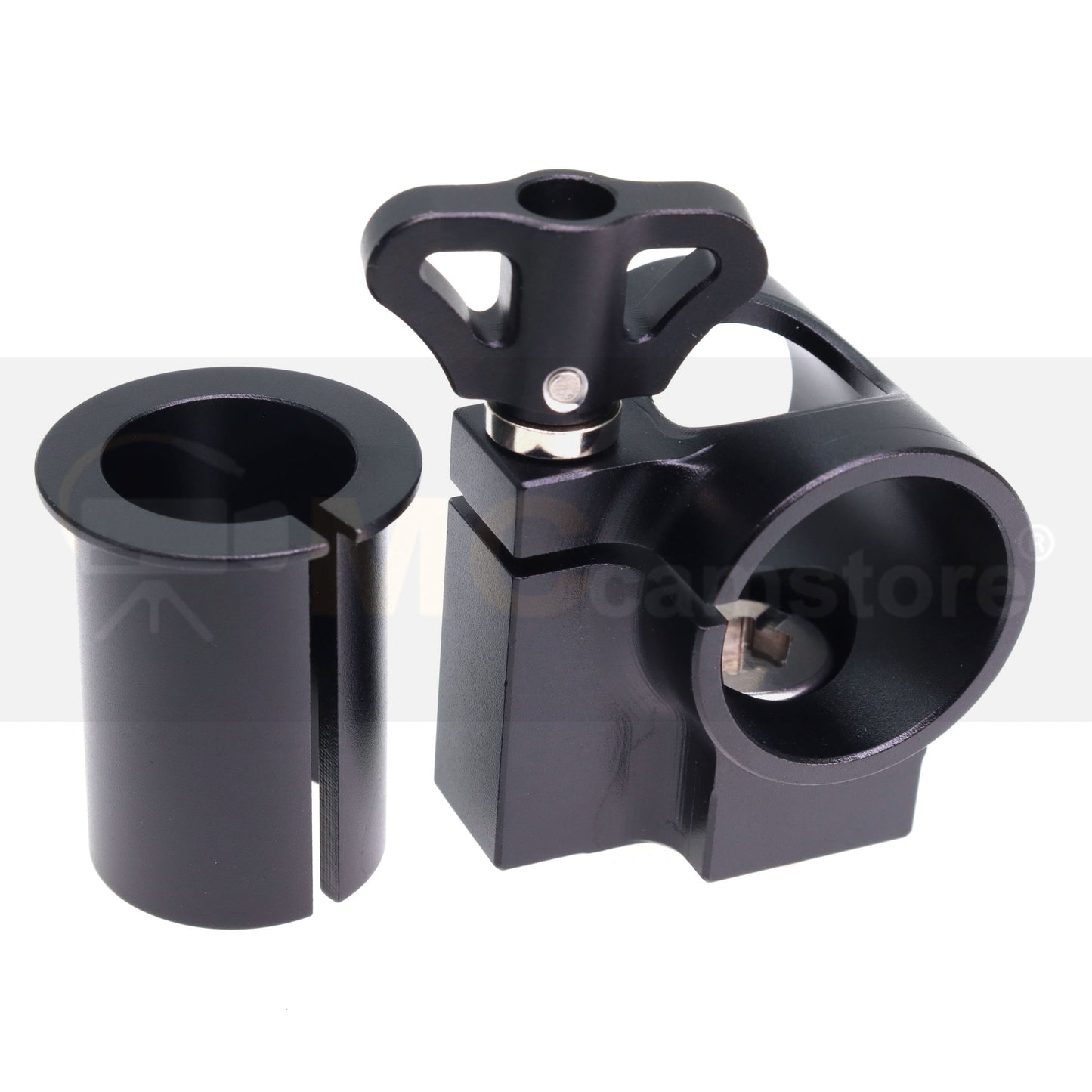 Camera Single Rod Clamp, 15-19mm Tube Clip with 3/8 Screw for ARRI RMB-8 Accessories Motor Rod Mounting Bracket with Elastic Positioning Pin