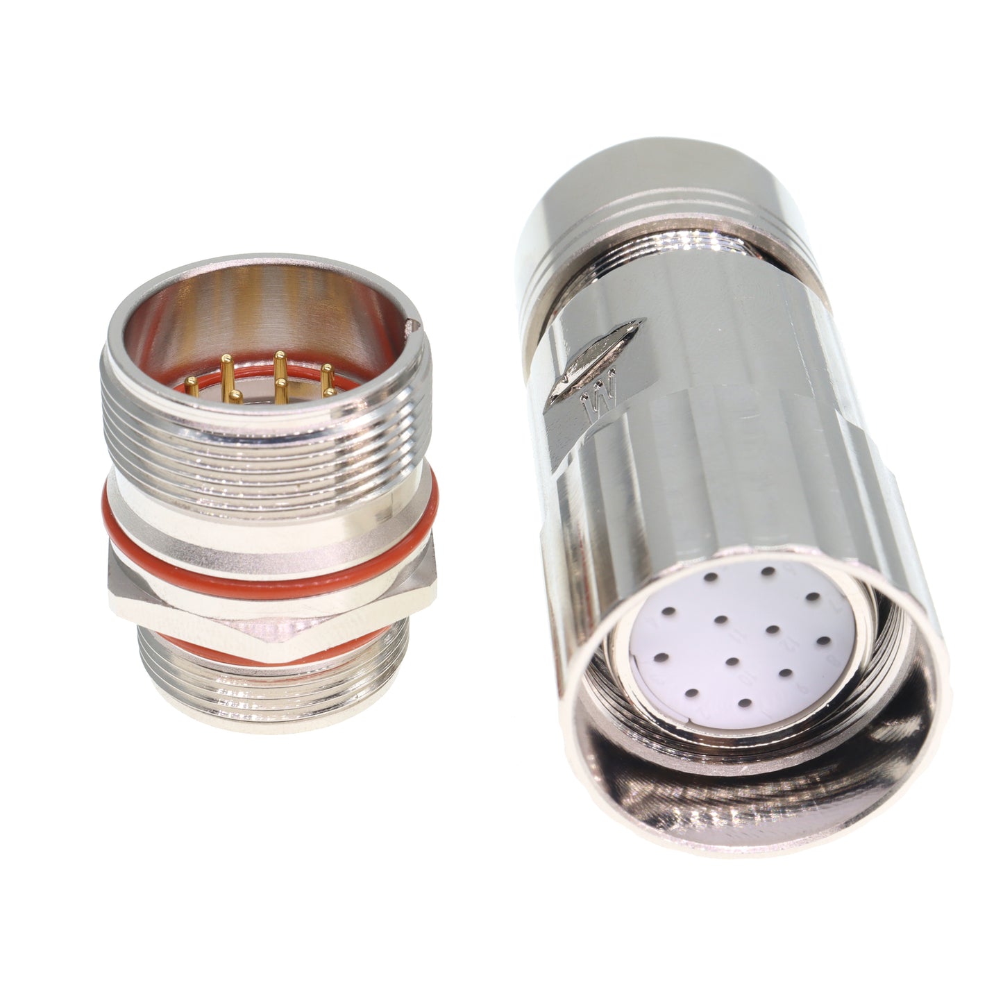 M23 12 Pin Servo Motor Signal Feedback Encoder Connector M623 12 Wire Female Plug for Heidenhain M23-12P