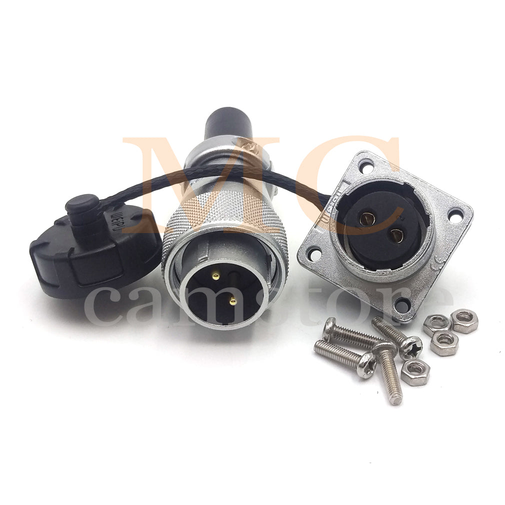 WEIPU WS20 Aviation Connector, 2 3 4 5 6 7 8 9 12 15pin Industrial Electrical Power Cable Plug Socket