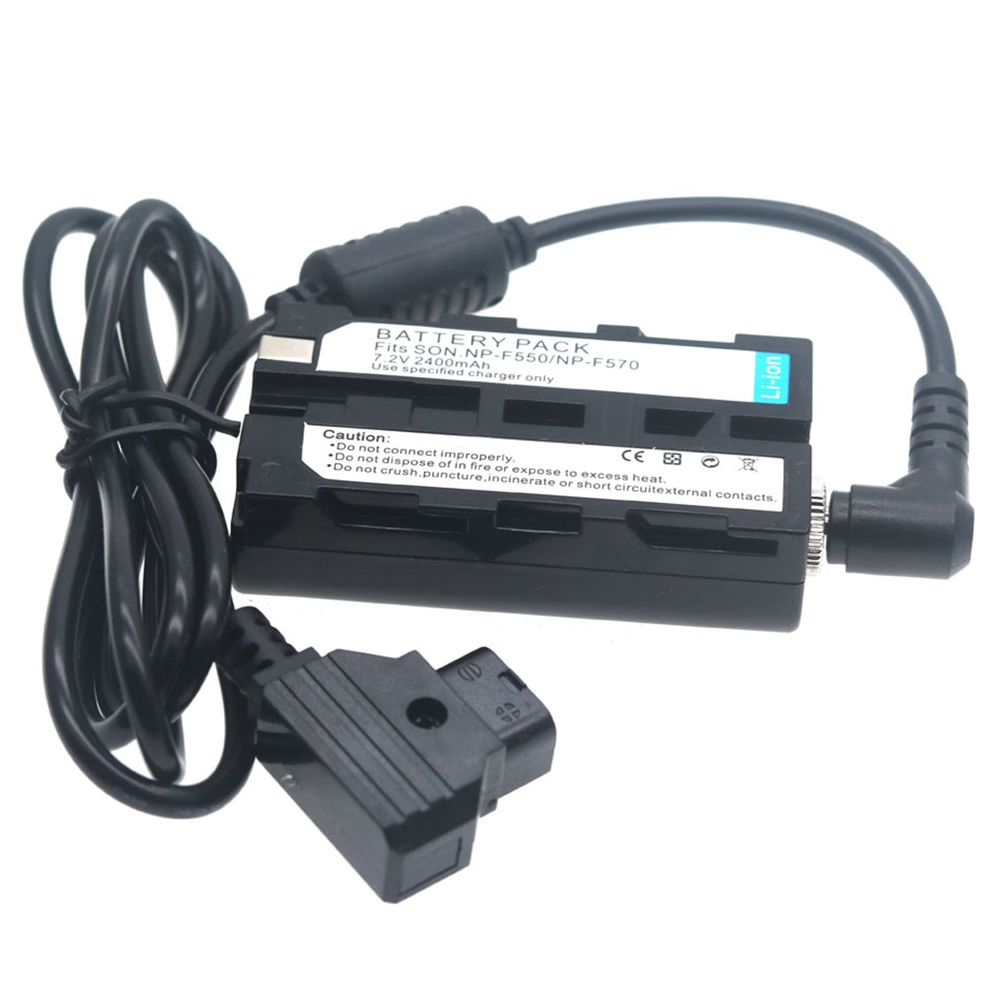 Atomos SmallHD 702 Monitor Power Cable for SONY-NP-F550/570/970 DC Dummy Battery