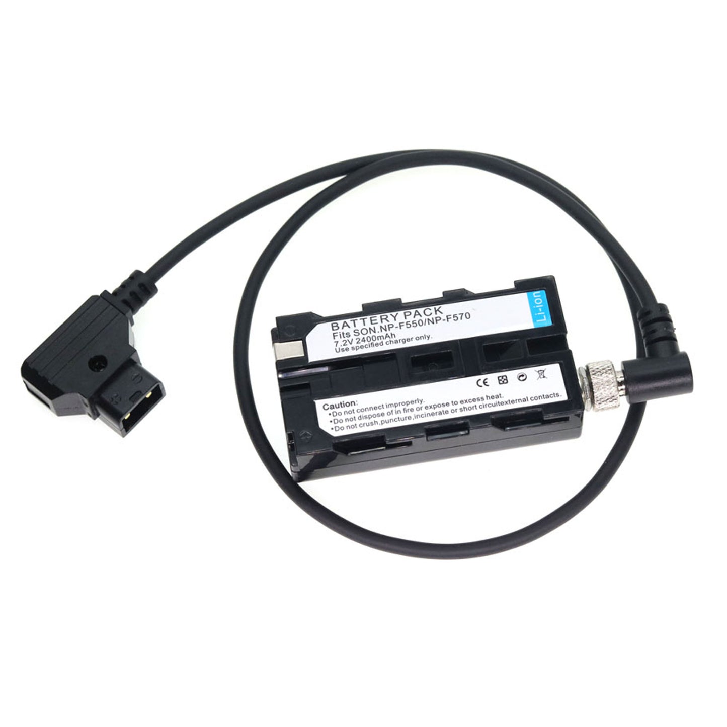 Monitor Power Cable for SONY-NP-F550/570/970 DC Dummy Battery PIX-E5 PIX-E7