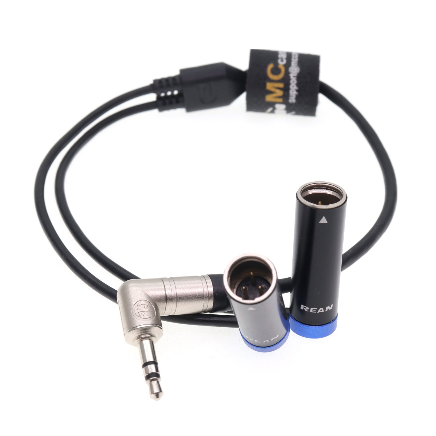 3.5 TRS to TWO TA3M 3 Pin Audio Cablefor RØDE Wireless GO II for Canon C70