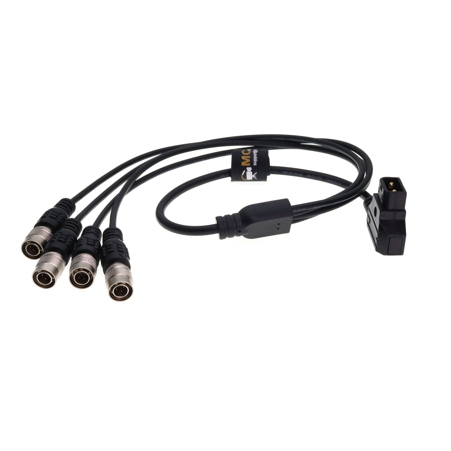 D TAP to 4 Port Hirose 4Pin Sound Devices 644 688 788T MixPre-10 ii, ZAXCOM, ZOOM F4 F8 Power Cable