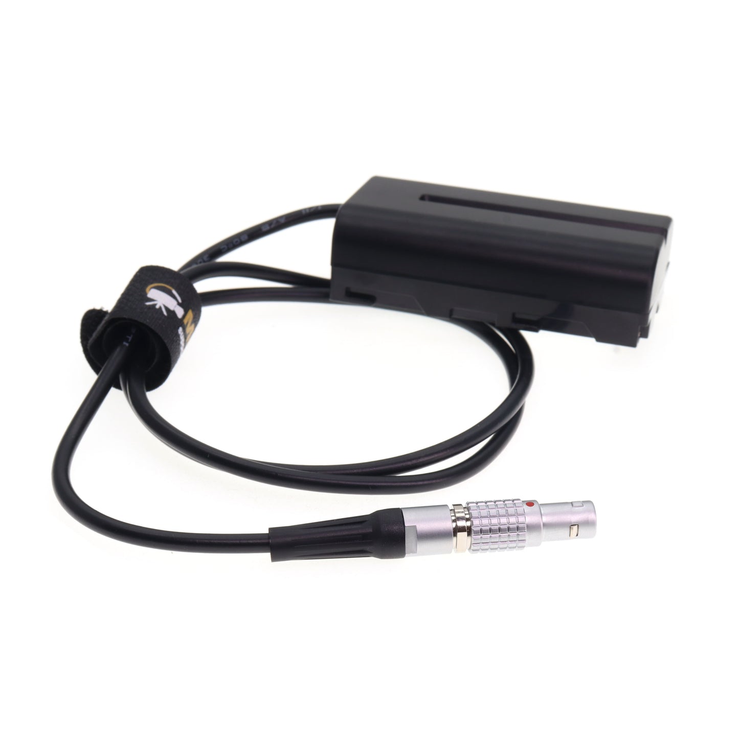 0B 2pin to NP F550 Dummy Battery Coiled Power Cable for Sony NP-F550 NPF570 970