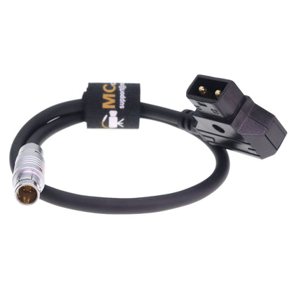 D-tap to Fischer RS 3 Pin Male Power Cable for TILTA Wireless Focus/Arri Alexa/RED/CineTape Measure Controller