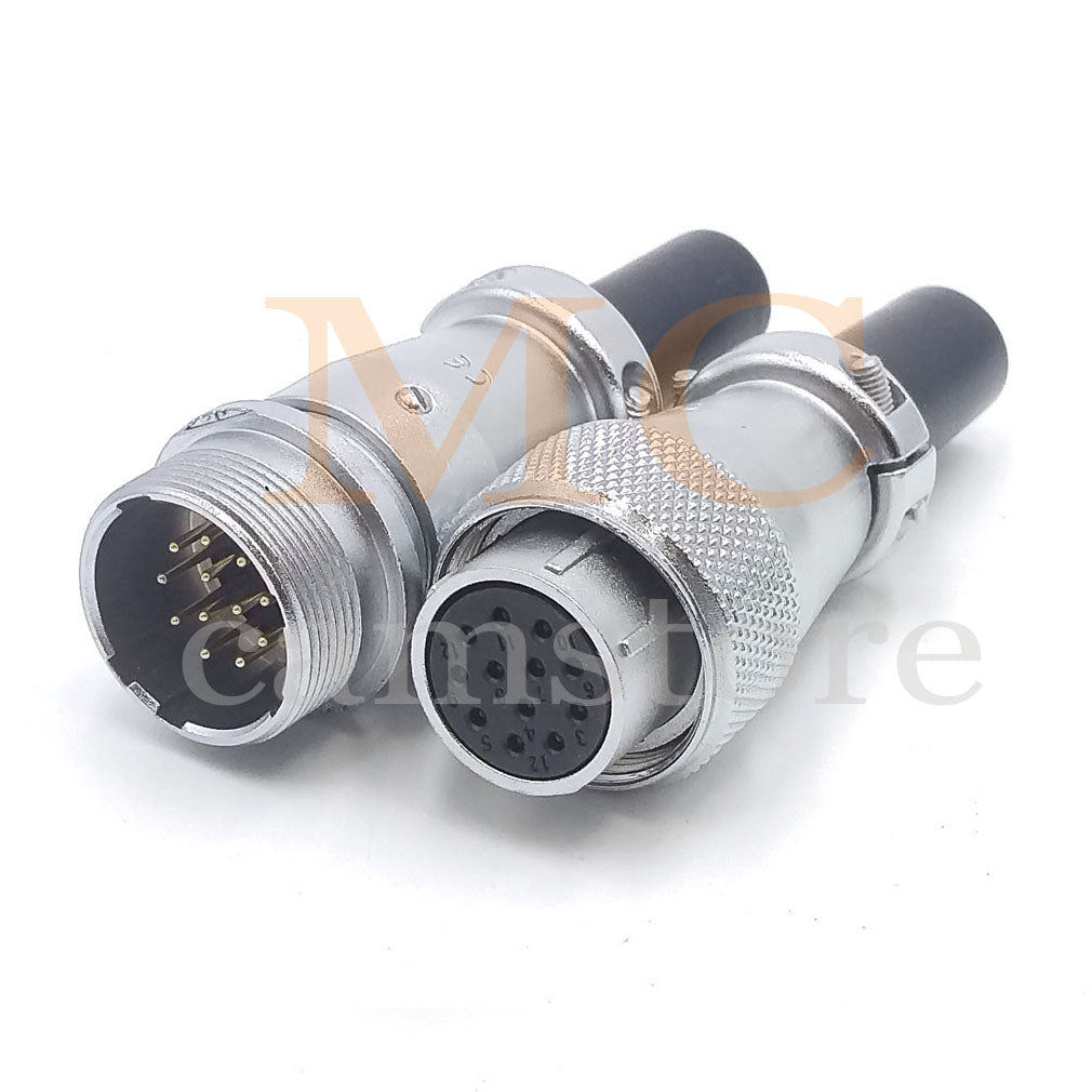 WEIPU WS20 Aviation Connector, 2 3 4 5 6 7 8 9 12 15pin Industrial Electrical Power Cable Plug Socket