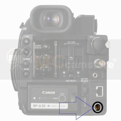 Canon C300 Mark II Ronin 2 Power Cable 6 Pin to 4 Pin