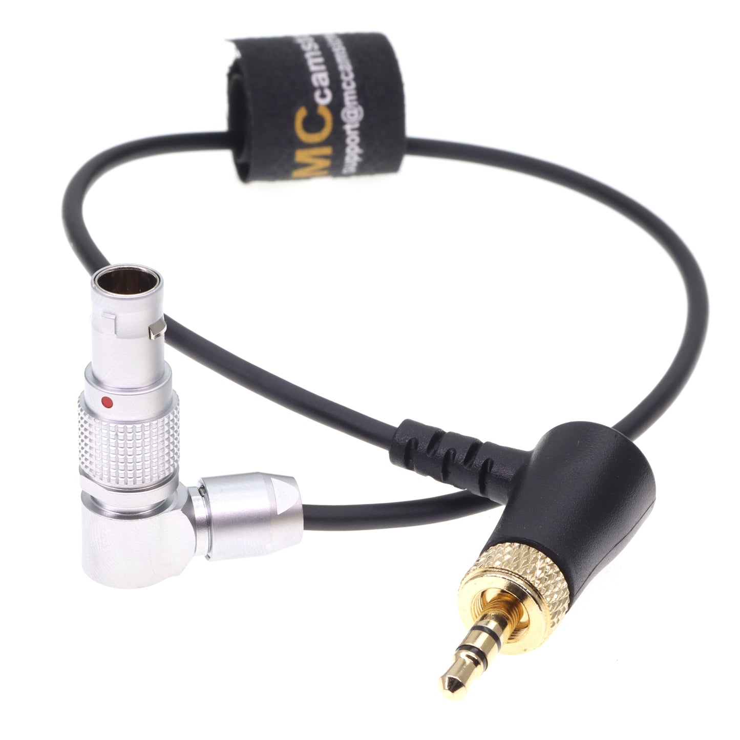 Lock 3.5 TRS Jack to Angle Adjustable 5 Pin Timecode Cable for Deity TC-1 for ARRI Alexa SXT/Sound Devices/Zaxcom Audio Recorder Camera
