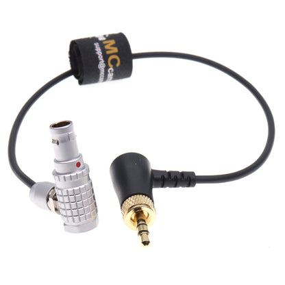Lock 3.5 TRS Jack To FHG Angle 9 Pin Timecode Cable for Deity TC-1 for RED Komodo RED V-Raptor