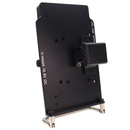Portable V-Mount to XLR 4pin Power Output Handle Fixing Plate for ARRI mini miniLF, RED V-Raptor Komodo-X, CineAlta Venice Camera