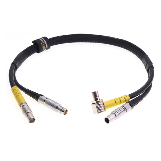 2 in 1 FGG 0B 2pin to FI 3pin Female Power + VF Video Cable for ARRI CCM-1 Camera Control Monitor VF and PWR IN Cable