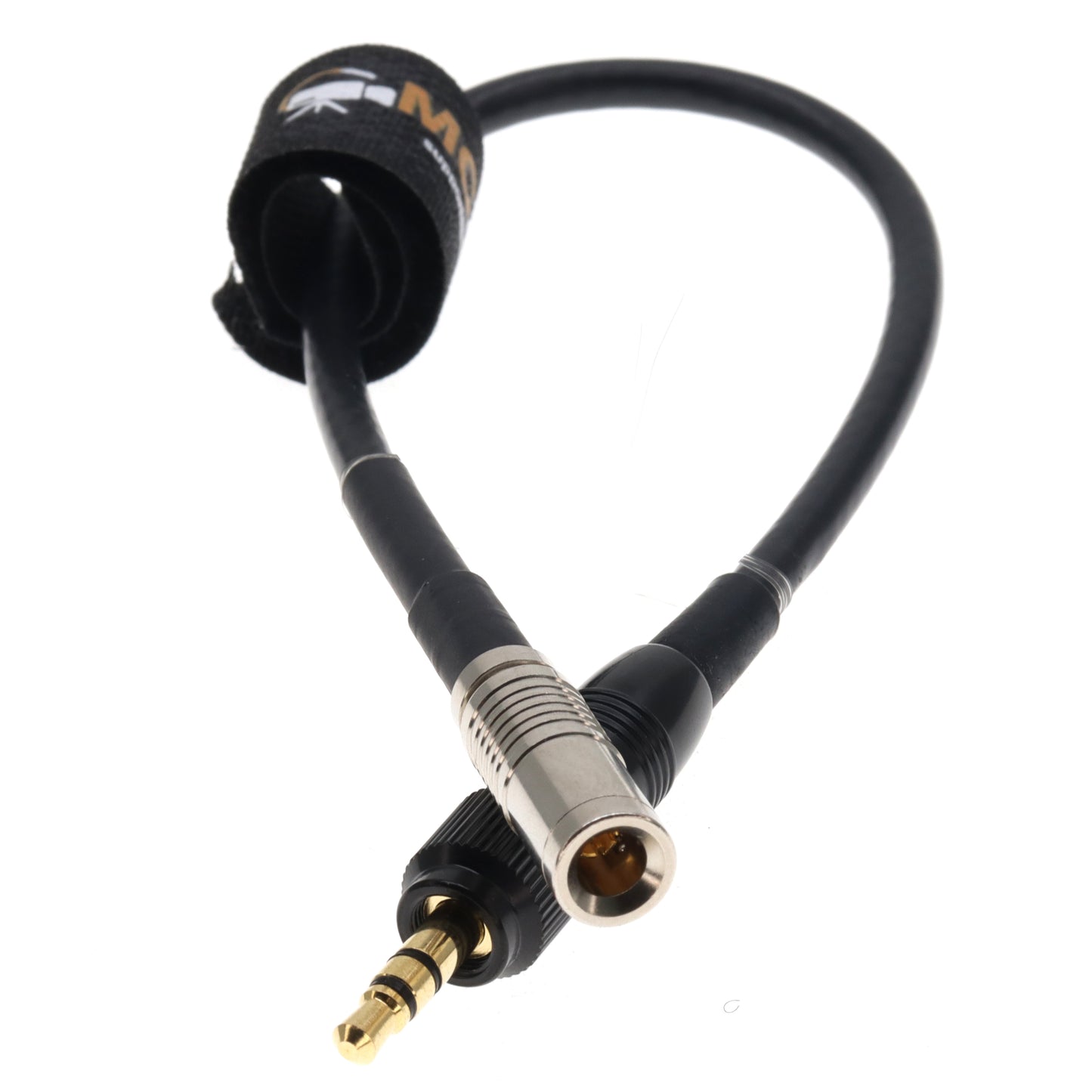 Timecode Cable TRS 3.5mm Locking to DIN 1.0/2.3 for Canon R5C Camera for Deity TC-1