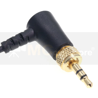 Locking 3.5mm TRS Audio Cable for Sennheiser Mic Wireless Receiver TASCAM Digital Audio Recorder