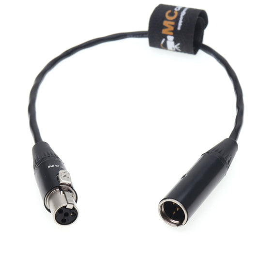 TA4F to TA4M 4pin Male to Female Audio Extension Cable for Shure Microphone Adapter Connector