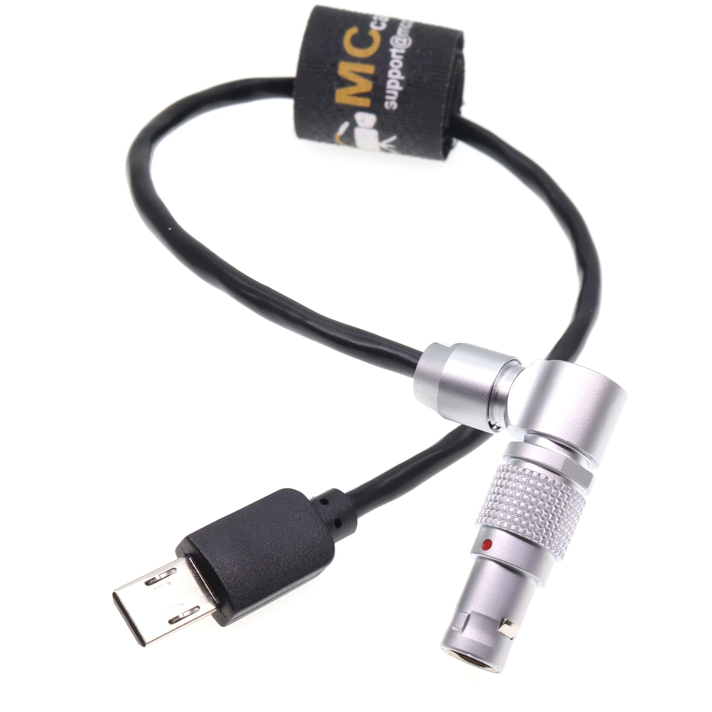 Timecode Cable Rotatable 5Pin for Ambient Recording to Micro-USB for Sony FX3 and FX30 A7M3, A7M4, A7S2, A7S3, A7R3, A7R4, A7R5 Camera