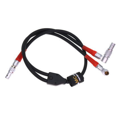Dual-Motor-Cable for Arri LBUS FIZ MDR Focus 4 Pin Male to Dual 4Pin Male Motor Cable