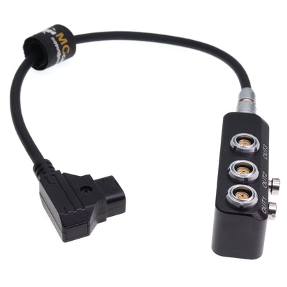 D-tap to RS 3 Pin Power Cable to 4X RS 3 Pin Female Out Power Splitter Box for Sony Venice Rialto FOR Tilta ARRI Alexa DSMC2 Camera, 1 to 3 Triple