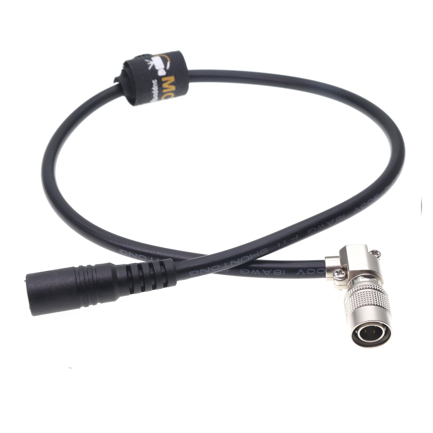 Sound Device ZAXCOM Blackmagic Power Cable From DC2.5 Female to Rotatable Hirose 4pin Male