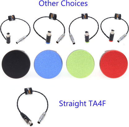 Power Cable for TV Logic Monitor for ARRI/RED 0B 2 Pin Male To TA4F 12V
