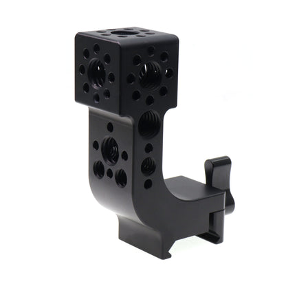 1/4" 3/8" Holes Screw Thread Expansion Block for NATO Extension Clamp For DSLR Camera Cage Universal Handle Adapter