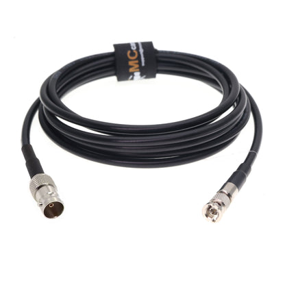HD Micro HDBNC to Standard BNC 75 Ohm Pigtail Extension Coupler for Blackmagic Video Assist Monitor, Micro Studio Camera 4K G2, ATEM Switcher