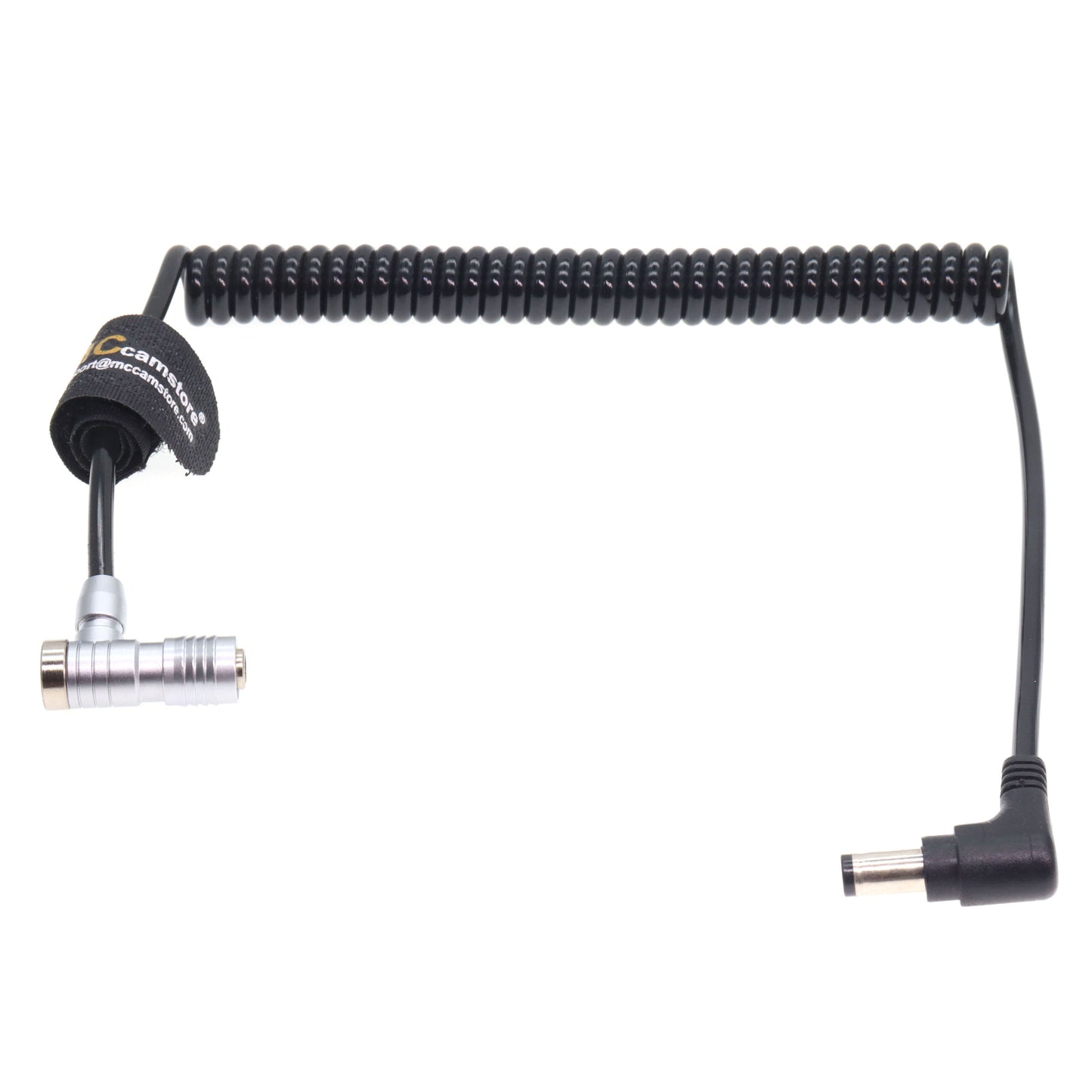 DC to 4Pin Female Connector Power Coiled Cable for Portkeys BM5/BM5WR/BM7/HS7T/HH7 monitor