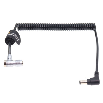 DC to 4Pin Female Connector Power Coiled Cable for Portkeys BM5/BM5WR/BM7/HS7T/HH7 monitor