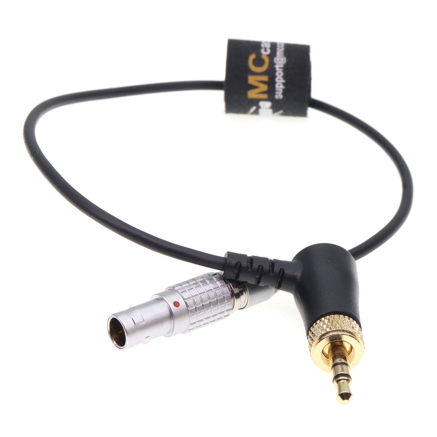 Timecode Cable Locking 3.5mm TRS Jack to 0B 5 Pin Male Time Code for Deity TC-1 for ARRI Alexa SXT/Sound Devices/Zaxcom Audio Recorder Camera