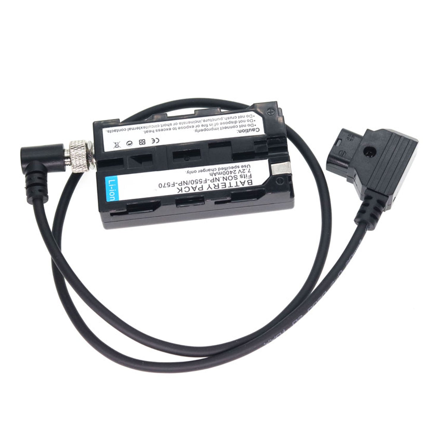 Monitor Power Cable for SONY-NP-F550/570/970 DC Dummy Battery PIX-E5 PIX-E7