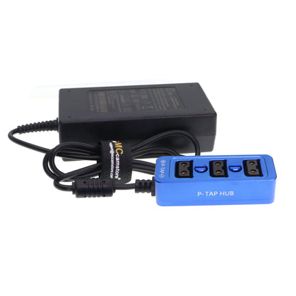 AC Power Adapter Converter Cable 12V 15A to D tap Splitter Cable for Camera Power Cord D-TAP Distributor 2 Meters for Monitor Sound Device Recorder Power Supply